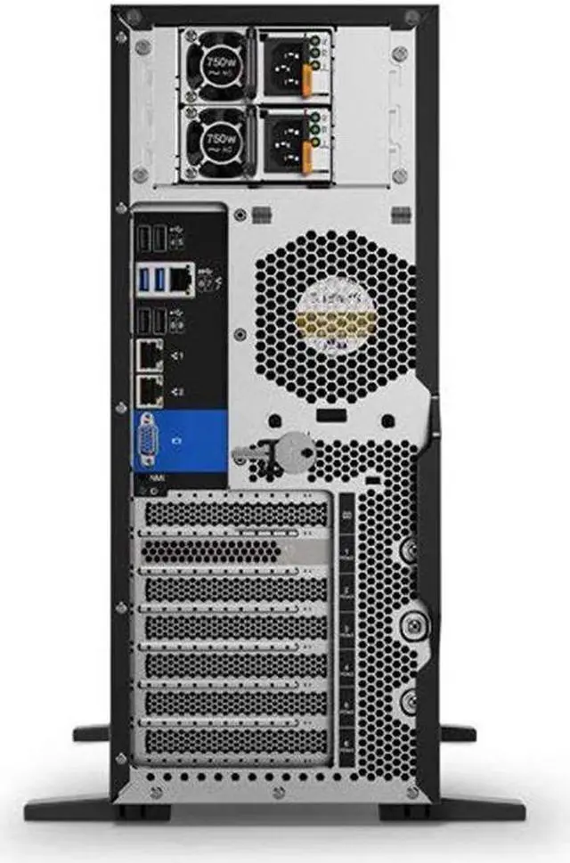 Alt view image 2 of 3 - Lenovo ThinkSystem ST550 Tower Server, 2 x Intel Xeon Silver 4210, 64GB DDR4, 1TB SSD, 12TB HDD, RAID, Matrox G200 Graphics