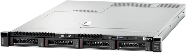 Main image of Lenovo ThinkSystem SR630 Rack Server Bundle with Rail Kit and Windows Server 2019, 2 x Intel Xeon Silver 4110 8-Core 2.10GHz, 128GB DDR4, 8TB SSD, RAID