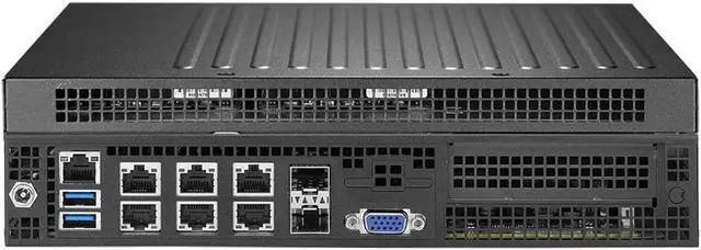 Main image of Supermicro SYS-E301-9D-8CN8TP Xeon D-2146NT 8-Core Networking Mini PC, 4X GbE, 2 x 10GBase-T, 2X 10G SFP+, IPMI