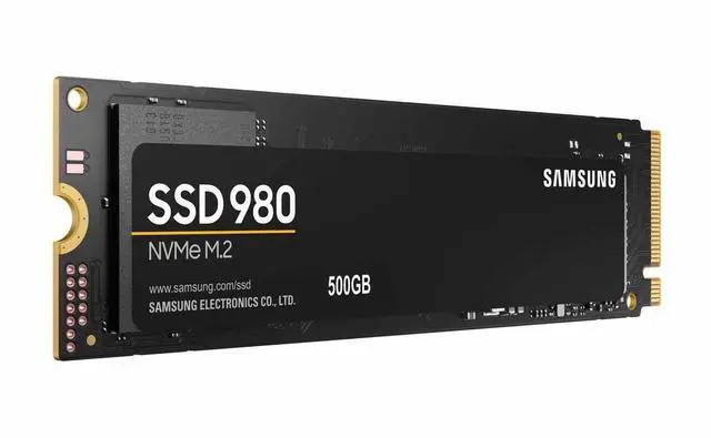 Alt view image 4 of 7 - SAMSUNG 980 M.2 2280 500GB PCI-Express 3.0 x4, NVMe 1.4 V-NAND MLC Internal Solid State Drive (SSD) MZ-V8V500B/AM.