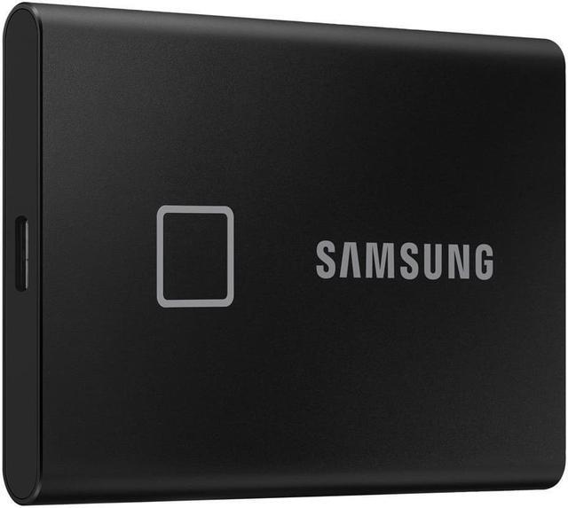 Alt view image 2 of 3 - SAMSUNG T7 Touch Portable SSD 500GB - Up to 1050 MB/s - USB 3.2 External Solid State Drive, Black (MU-PC500K/WW)