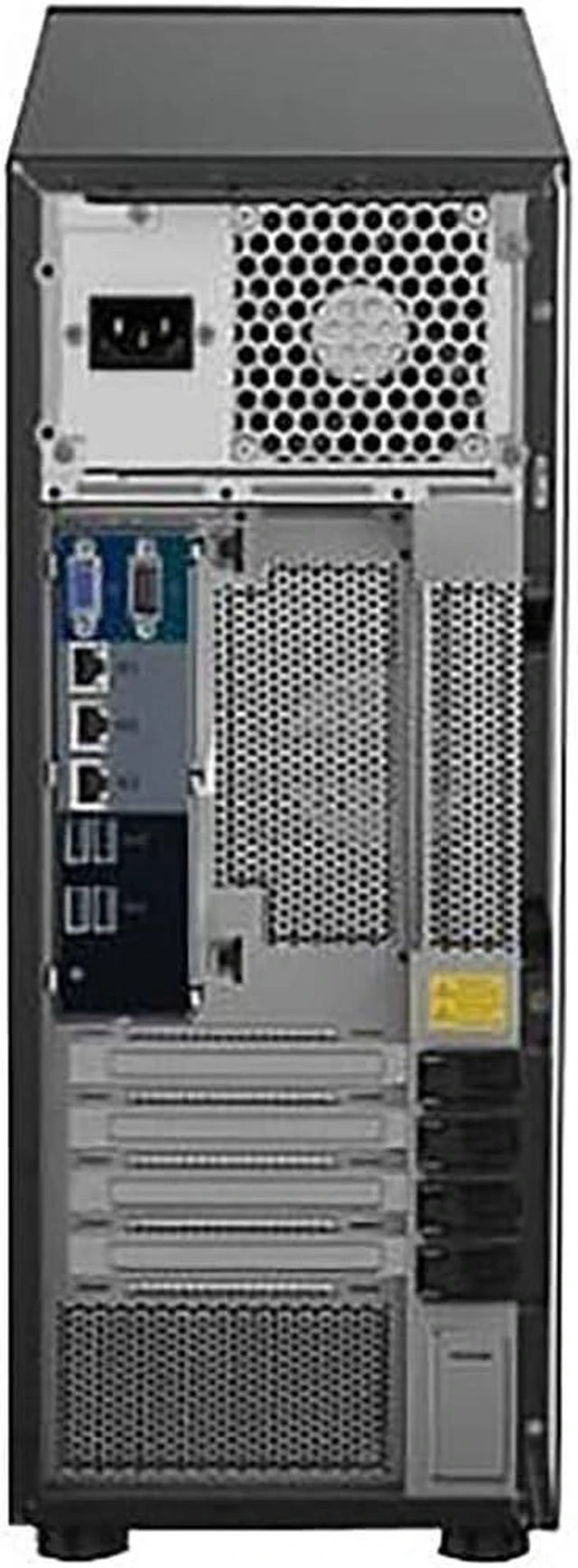 Alt view image 3 of 3 - Lenovo ThinkSystem ST250 Tower Server Bundle Including APC BR1500MS 1500VA UPS, Intel Xeon 3.3GHz CPU, 64GB DDR4 2666MHz RAM, 16TB HDD Storage, JBOD RAID