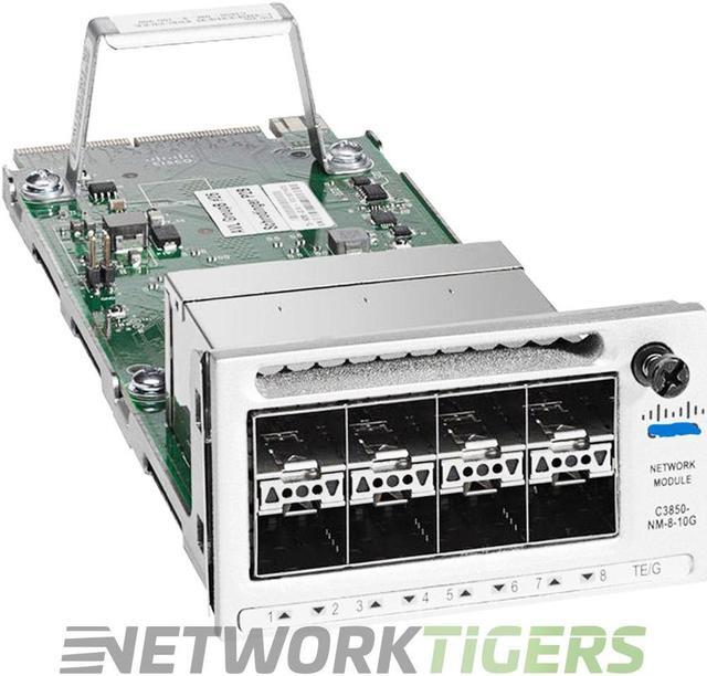 Alt view image 2 of 2 - Expansion Module - 10 Gigabit SFP+ / SFP (mini-GBIC) x 8 (C3850-NM-8-10G)