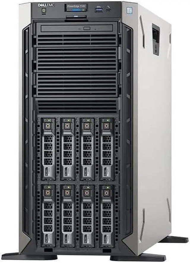 Main image of Dell PowerEdge T340 Tower Server, Windows 2016 Standard OS, Intel Xeon E-2124 Quad-Core 3.3GHz 8MB, 64GB DDR4 RAM, 8TB Storage, RAID, Single PSU (Re-newed)