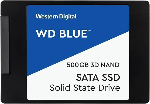 Alt view image 2 of 10 - WD Blue 3D NAND 500GB Internal SSD - SATA III 6Gb/s 2.5"/7mm Solid State Drive - WDS500G2B0A