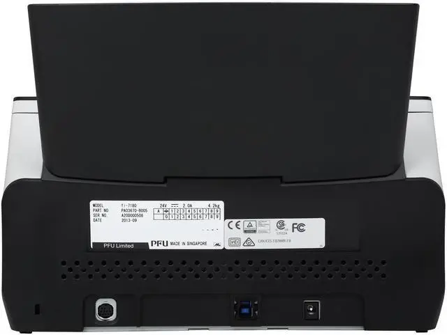 Alt view image 4 of 7 - Fujitsu fi-7180 (PA03670-B005) Duplex Color Image Document Scanner