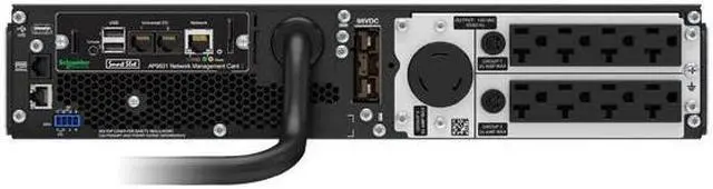 Alt view image 4 of 5 - APC 3000VA Smart-UPS Single Phase Rack-Mountable Uninterruptible Power Supply with Network Card - SRT3000RMXLA-NC