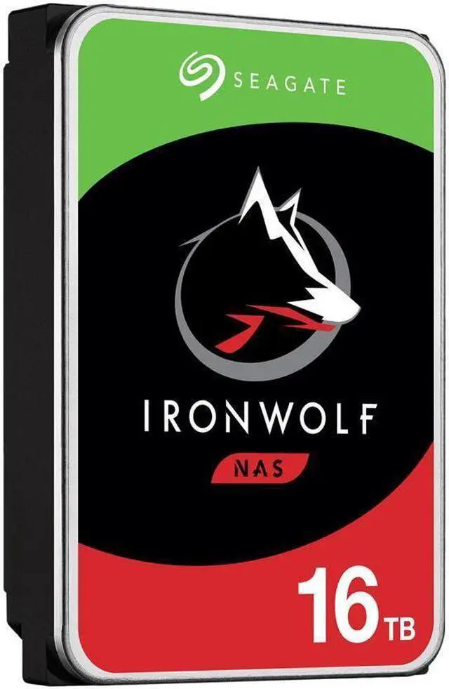 Alt view image 2 of 5 - Seagate IronWolf 16TB NAS Hard Drive 7200 RPM 256MB Cache SATA 6.0Gb/s CMR 3.5" Internal HDD for RAID Network Attached Storage ST16000VN001