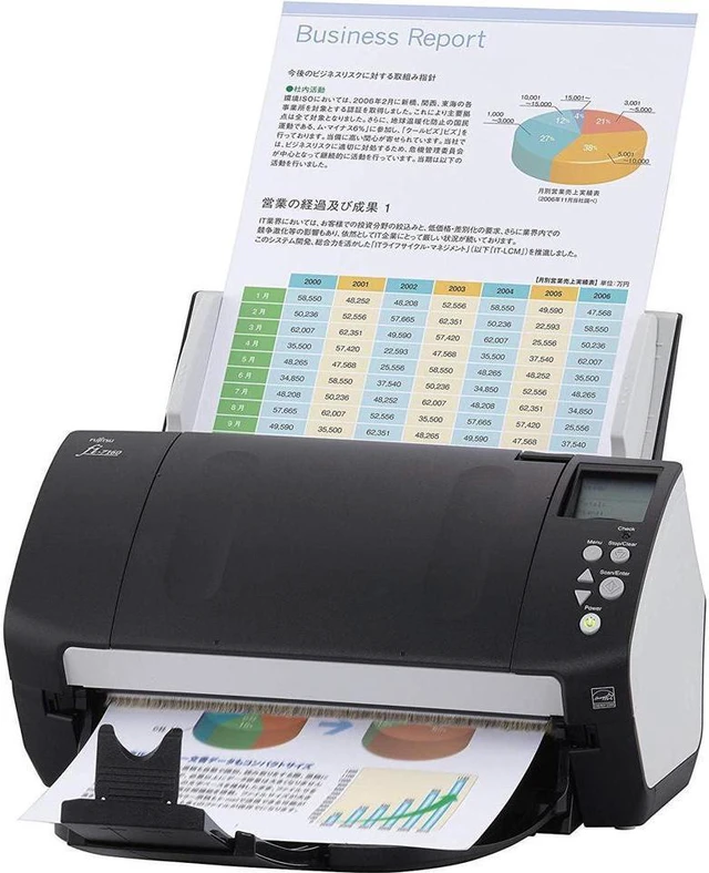Alt view image 4 of 6 - Fujitsu fi-7160 Color Duplex Document Scanner - Workgroup Series (2-Pack) (PA03670-B085-2)
