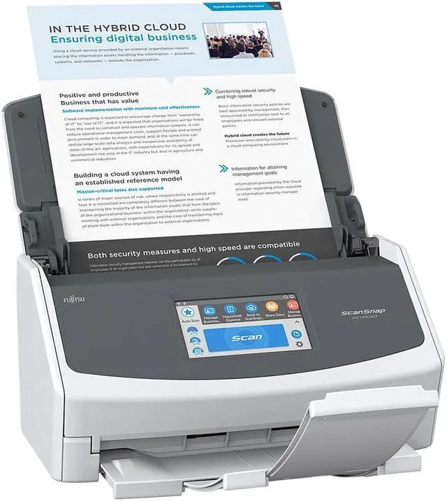 Main image of Fujitsu ScanSnap iX1500 (PA03770-B205) Trade Compliant Sheet Fed Document Scanner