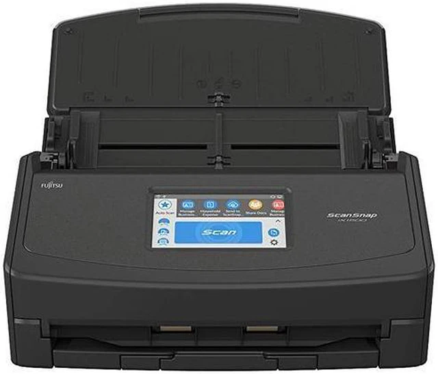 Alt view image 4 of 6 - Fujitsu ScanSnap iX1500 Touch Screen Scanner For PC and MAC Black (PA03770-B105)