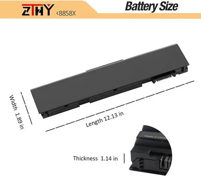 Alt view image 7 of 7 - ZTHY 48Wh 8858X Laptop Battery Replacement for Dell Inspiron 14R 5420 15R 5520 7520 17R 5720 7720 4420 4520 4720 7420 Latitude E5420 E5520 E5530 E6420 E6430 E6520 Vostro 3460 3560 911MD 11.1V 6-Cell
