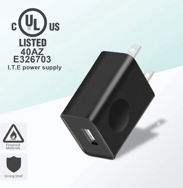 Alt view image 2 of 7 - USB Wall Charger, FONKEN 3-Pack 5V 2A Power Adapter Universal Travel Charger USB Plug Cell Phone Charger Block Cube Compatible with iPhone, iPad, Google Nexus, Samsung, LG, HTC, Moto, Kindle and More