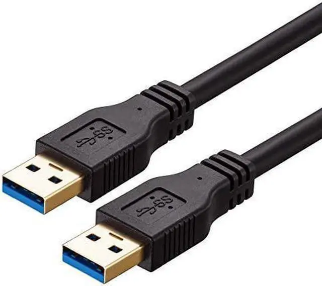 Main image of USB to USB Cable Male to Male 20 ft Long USB 3.0 Cable A to A for Data Transfer Hard Drive Enclosures Printer Modem Cameras