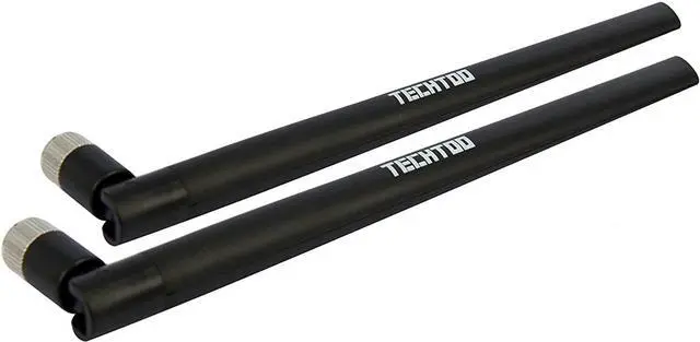Alt view image 2 of 7 - WiFi Antenna Dual Band 7dBi 2.4GHz/5.8GHz with RP-SMA Connector for Wireless Network Router USB Adapter PCI Card IP Camera DJI Phantom Wireless Range Extender FPV UAV Drone (Black 2-Pack)