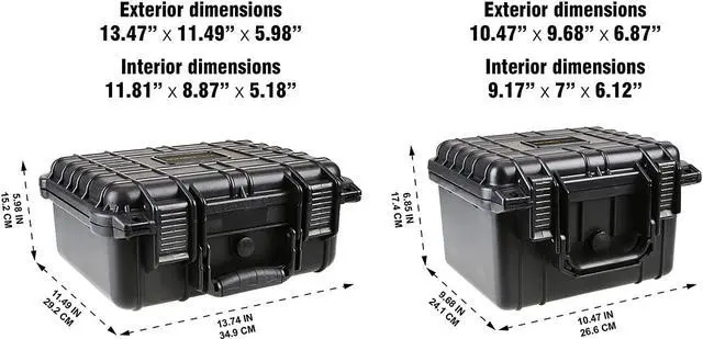 Alt view image 10 of 20 - Olympia 13.47 Waterproof Hard Case with DIY Customizable Foam Fit use of Gear Equiment Camera and so on