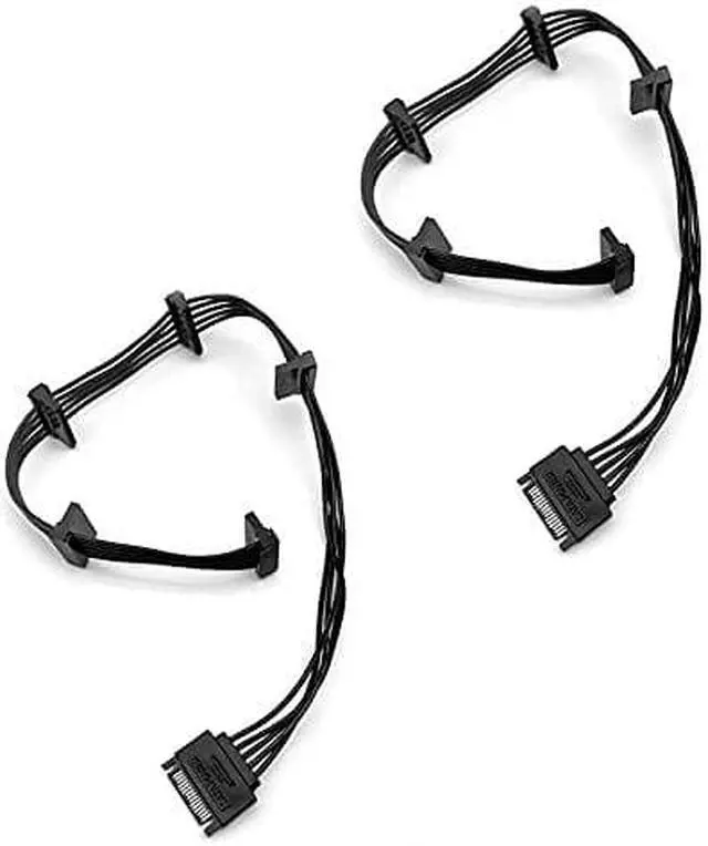 Alt view image 11 of 13 - 15 PIN Sata Power Splitter(2Packs) 15 Pin Sata to 5 Sata Power Splitter Adapter Cable- 21 Inches