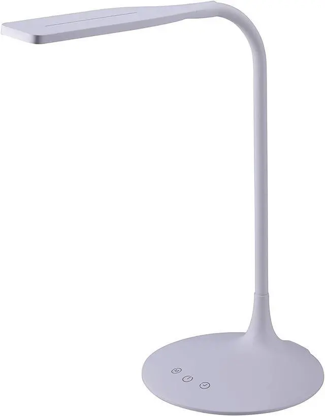 Main image of PureOptics LED VLED1819-BD Battery LED Desk Lamp, Dimmable with Adjustable Color Temperature, 4 Hour Battery Life, Rechargeable, Eco Friendly, White