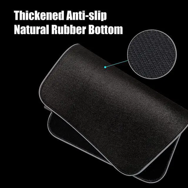 Alt view image 6 of 7 - RGB Large Gaming Mouse Pad Extended Mouse Pad with 14 Lighting Modes Superior Micro-Weave Cloth Non-Slip Rubber Base 800 x 300mm / 31.5 × 11.8 in (Pink)