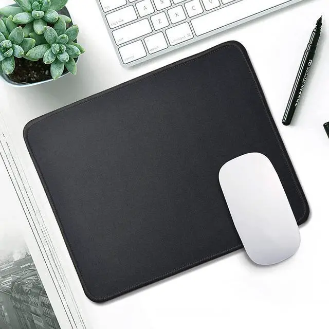 Alt view image 7 of 7 - Zhithink 17 Pcs Computer Mouse Pad, Non-Slip Rubber Base and Textured Stitched Edge Mousepads,Mouse Pad Pack for Office and Home,10.2x8.2 Inches,3 mm Thickness