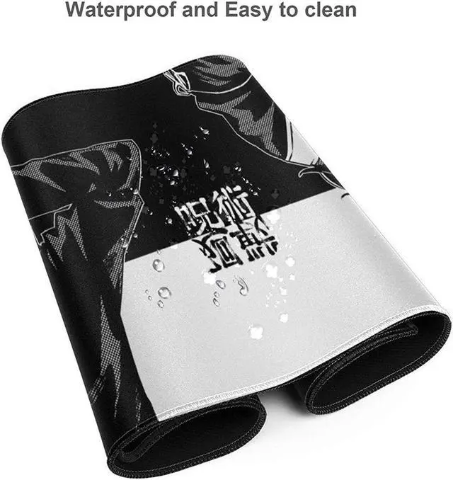 Alt view image 4 of 5 - Jujutsu Kaisen Mouse pad15.7  35.4 Inch Non-Slip Mouse Mat Personalized Desk Pad Stylish Desk Mat for Office Computer Professional Esports 15.7  35.4 Inch