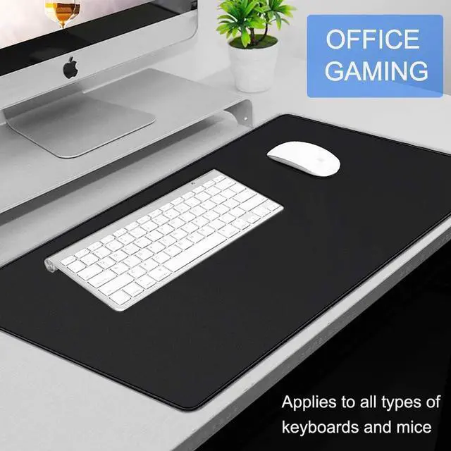Alt view image 7 of 7 - Large Gaming Mouse Pad 31.5x15.7 inch Large Extended Computer Keyboard Mouse Mat Water Resist Non-Slip Mousepad Rubber Base Long XXL Desk Mouse Pad for Work & Gaming Office & Home Black