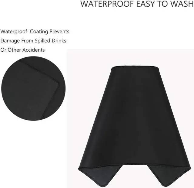 Alt view image 4 of 7 - Extra Large Gaming Mouse Pads/Extended Protective Office Desk Mouse Mat Non-Slip Professional Precision Tracking Surface (23.6 x 11.8) for PC Computer Laptop(60x30 Black001)