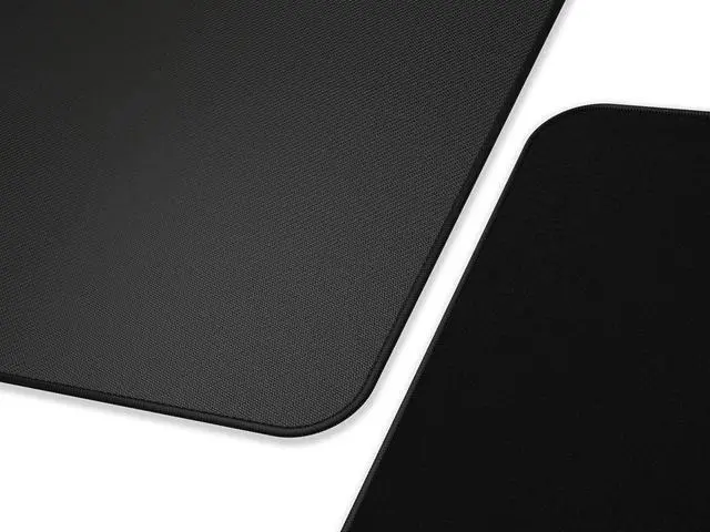 Alt view image 4 of 6 - 3XL Extended Gaming Mouse Mat/Pad - Large, Wide (3XL Extended) Black Cloth Mousepad, Stitched Edges | 24"x48" (G-3XL)