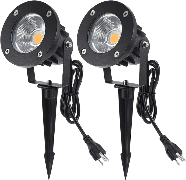 Main image of Led Landscape Light High Power 18W ,120V AC ,Warm White Waterproof Landscape Spotlights for Yard,Patio,Lawn, Wall, Flood,Driveway (2 Packs)