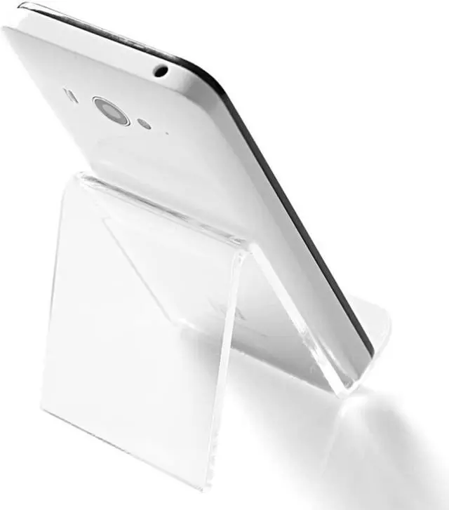 Alt view image 2 of 3 - 20x Mobile Phone Display Holder Cellphone Stand Retail Show Rack Mounts Acrylic