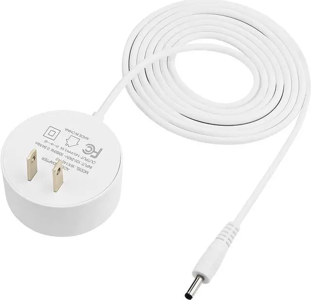 Alt view image 2 of 6 - Vebner 6-Foot Power Adapter Compatible with Google Nest Mini, Nest Hub, Nest WiFi Router and Nest WiFi Point Power Cable (Long)