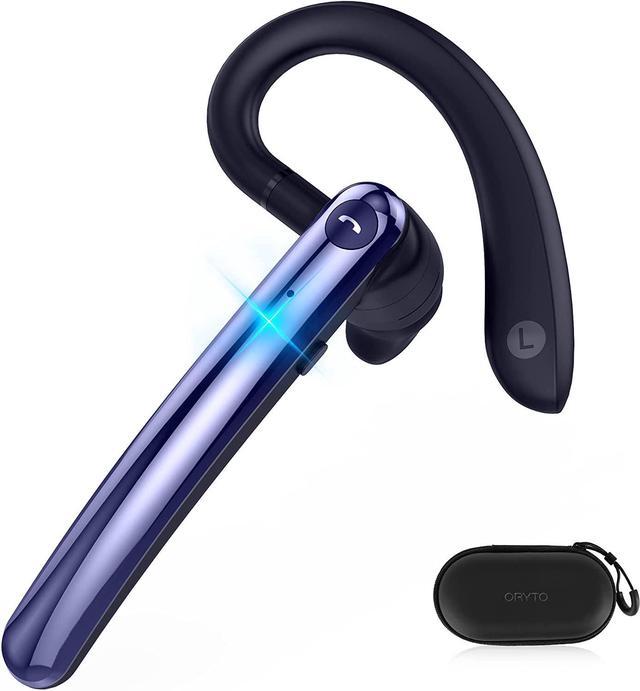 Compatible with iPhone and Android Cell Phones Driver/Trucker/Business Bluetooth Headset 16Hrs HD Talktime Wireless Bluetooth Earpiece 5.0 with Noise Cancelling Mic 