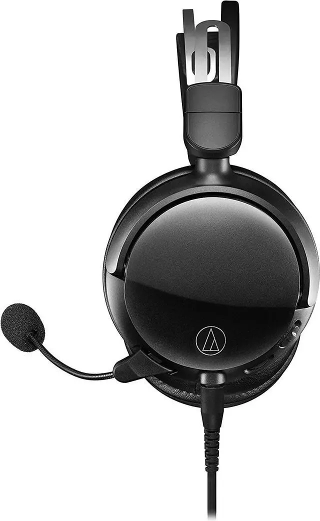 Alt view image 3 of 7 - Audio Technica ATH-GL3BK Closed-Back Wired Gaming Headset - Black/Blue with an Additional 2 Year Coverage by Epic Protect (2022)