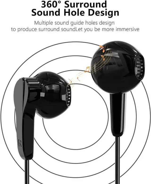 Alt view image 3 of 7 - Earphones with Lightning Connector, MFi Certified Wired Earphones with Microphone and Volume Control, Compatible with iPhone 13/12/11 Pro Max/Xs Max/XR/X/7/8 Plus