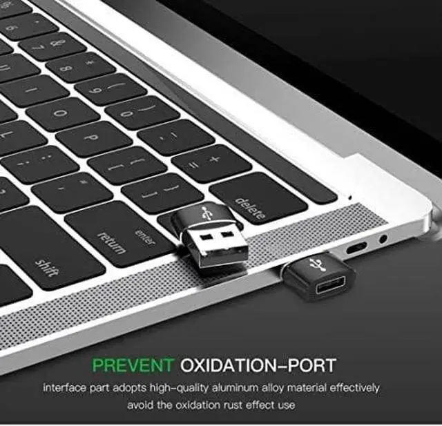 Alt view image 7 of 7 - -2 Pack USB-C Female to USB Male Adapter USB C to USB A Adapter Compatible with Mbook Notebook Tablet Smartphone Such as  Galaxy