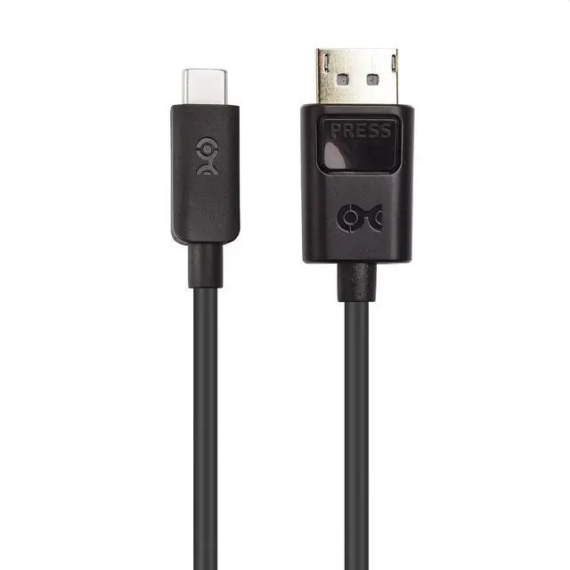 Alt view image 4 of 7 - Cable Matters 1 Unidirectional USB C to DisplayPort 1.4 Cable - 6ft 2 32.4Gbps USB C to DisplayPort 1.4 Adapter