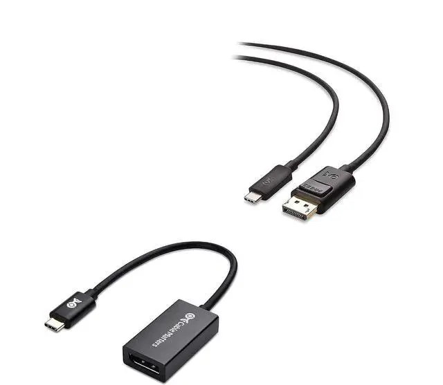 Main image of Cable Matters 1 Unidirectional USB C to DisplayPort 1.4 Cable - 6ft 2 32.4Gbps USB C to DisplayPort 1.4 Adapter