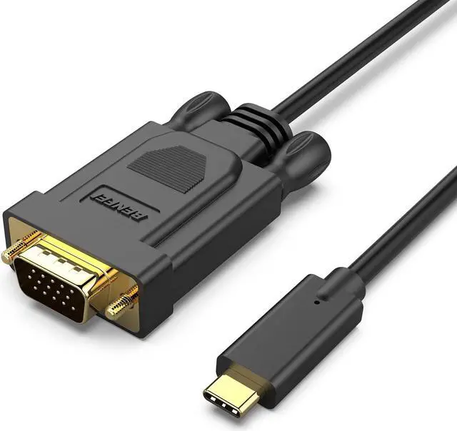Main image of USB C to VGA 3 Feet Cable USB Type-C to VGA Cable [Thunderbolt 3/4 Compatible] with iPhone 15 Pro/Max MacBook Pro/Air 2023 iPad Pro iMac S23 XPS 17 Surface Book 3 and More