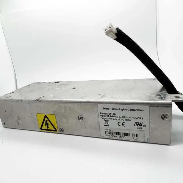 Alt view image 2 of 3 - Thermal Label Printer Power Supply 34146 Fits For Zebra S4M