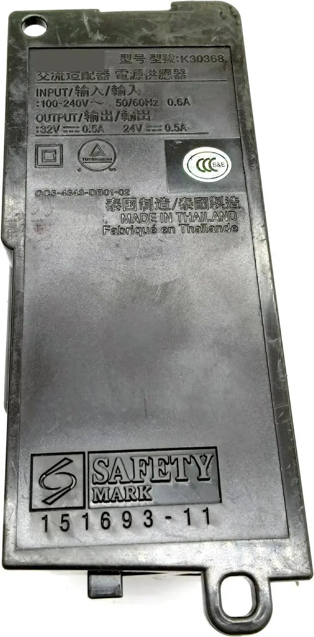 Alt view image 4 of 5 - Power Supply Adapter K30368 QM7-4922 Fits Forcanon-PIXMA TS6160 TS6140 TS6180 TS6220 TS6080 TS6100 TS6130 TS6120 TS6152 TS6051