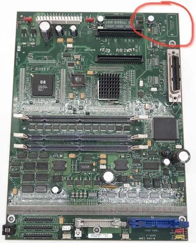 Alt view image 6 of 6 - Main Pca Board C6071-60001B Ax7 C6071-60001B With No Interface Fits Forhp- DesignJet 1050C 1055Cm 1050 1055