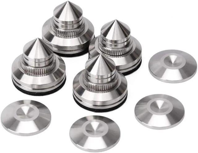 M6 Thread Stainless Steel Isolation Spike Cone Hifi Audio Speaker AMP Stand  Feet