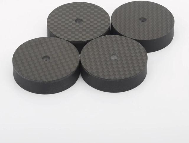 40MM*10MM Carbon Fiber Speaker Spikes Pads Speaker Shock Base Pad Isolation  Stand Feet Protective Mats Floor Disc(1pack) 