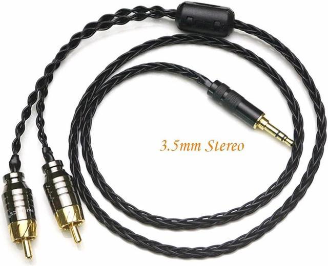 Cable 3.5mm stereo male - male 0.5m