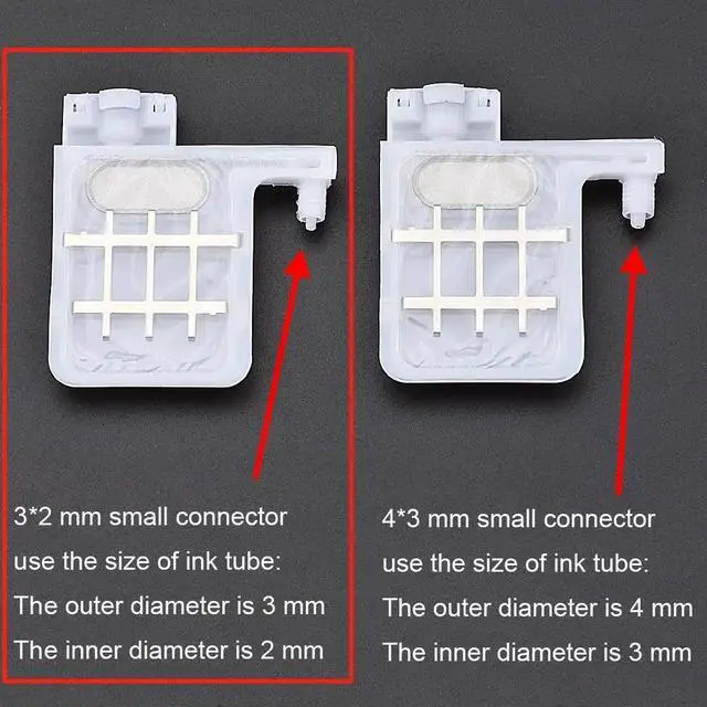 Main image of 50PCS DX4 DX5 Big Ink Damper Forepson-DX5 DX7 XP600 TX800 4720 I3200 Mutoh For Galaxy Xuli printer ink dumper filter(3x2mm)