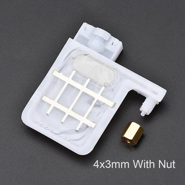 Main image of 50PCS DX4 DX5 Big Ink Damper Forepson-DX5 DX7 XP600 TX800 4720 I3200 Mutoh For Galaxy Xuli printer ink dumper filter(4x3mm With Nut)