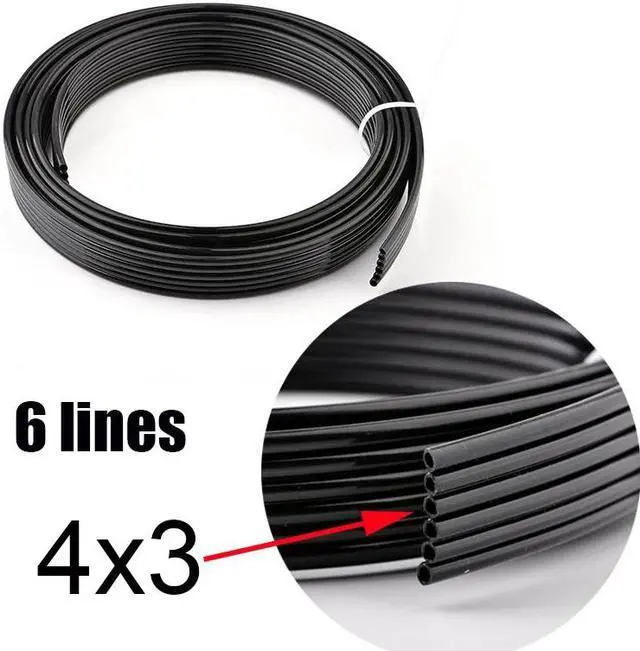 Main image of 10 Meter UV ink tube 6 lines ways forepson-DX4 DX5 DX7 head pipe/Mimaki Mutoh Xuli Galaxy printer ink hose UV(4x3mm UV 6 lines)