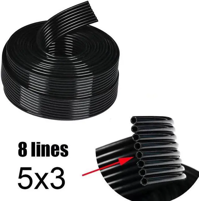 Main image of 10 Meter UV ink tube 8 lines ways forepson-DX4 DX5 DX7 head pipe/Mimaki Mutoh Xuli Galaxy printer ink hose UV(5x3mm UV 8 lines)
