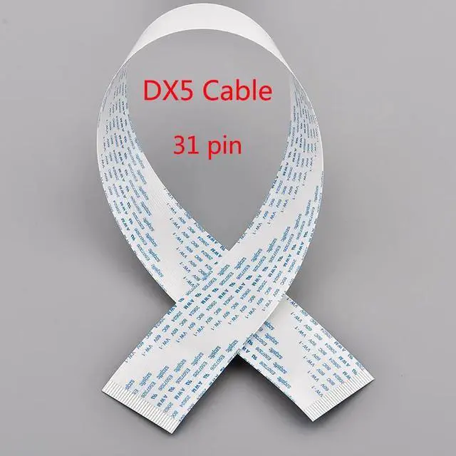 Alt view image 2 of 4 - 10pcs head cable 31pins Forepson-DX5 printhead cable FFC flat data cable for Allwin Xuli Aifa Witcolor Human Design plotter(75cm)