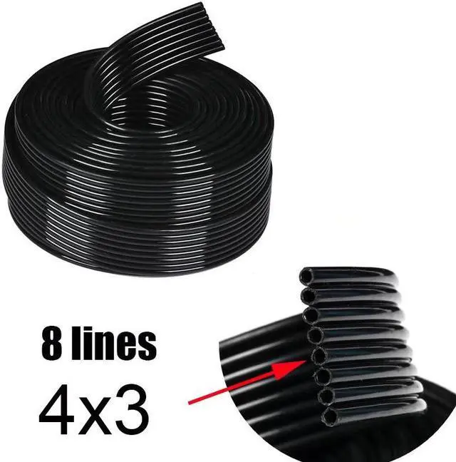 Main image of 1Meter Universal CISS UV ink tube 8line ways forepson-printhead pipe/Mimaki Mutoh Xuli Galaxy printer ink hose UV(4x3mm UV 8 lines)